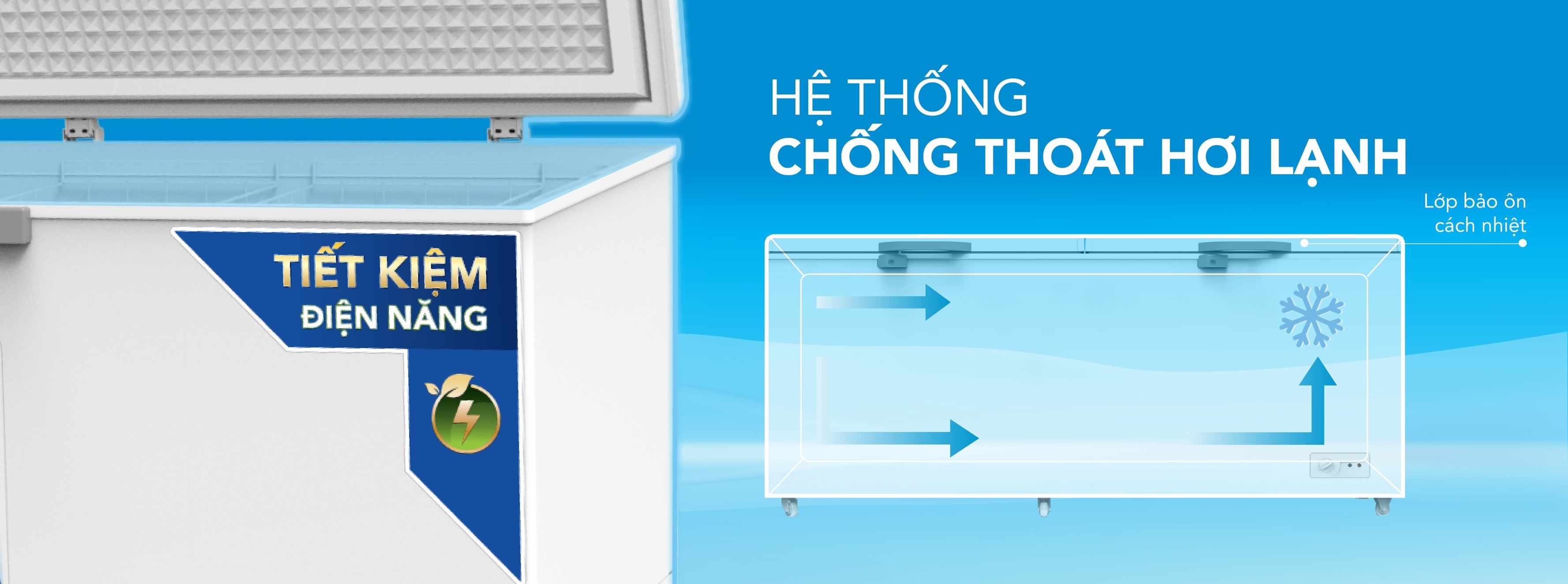 Tủ bảo quản 1 ngăn 544L Hòa Phát HPF- AD6544